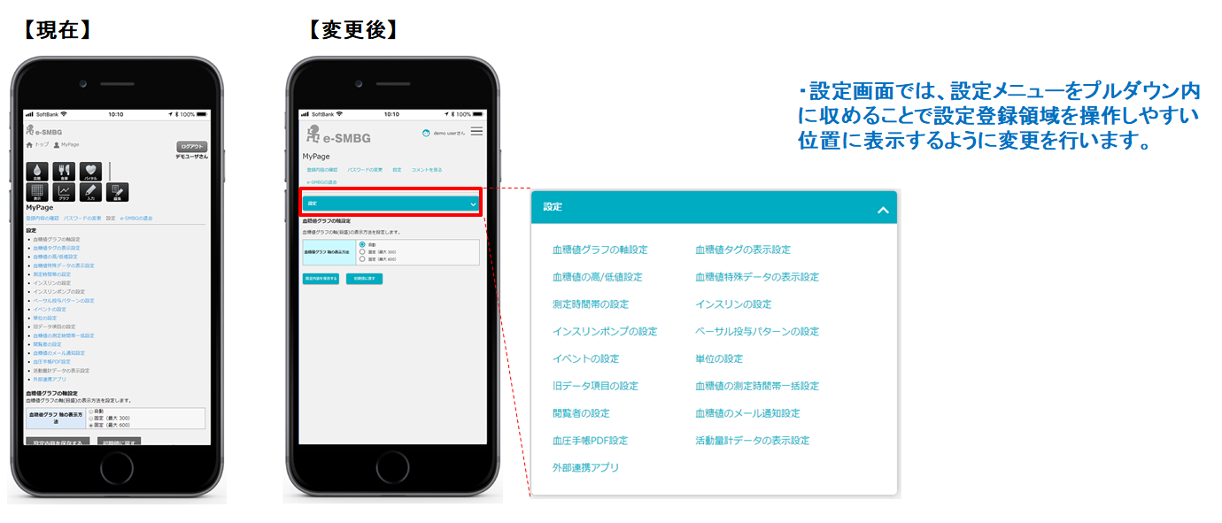 スマートフォン閲覧時の変更点②